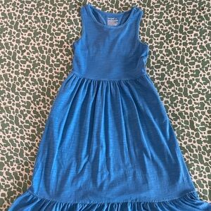 Cat & Jack Vibrant Blue Ruffle Hem Dress